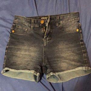 Girls jean shorts